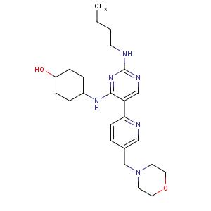 氨基)-5-[5-(4-吗啉基甲基)-2-吡啶基]-4-嘧啶基]氨基]环己醇产品图片